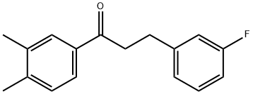 3',4'-DIMETHYL-3-(3-FLUOROPHENYL)PROPIOPHENONE