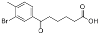 6-(3-BROMO-4-METHYLPHENYL)-6-OXOHEXANOIC ACID