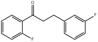 2'-FLUORO-3-(3-FLUOROPHENYL)PROPIOPHENONE Structural