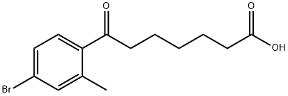 7-(4-BROMO-2-METHYLPHENYL)-7-OXOHEPTANOIC ACID