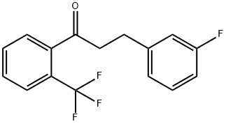 3-(3-FLUOROPHENYL)-2'-TRIFLUOROMETHYLPROPIOPHENONE Structural