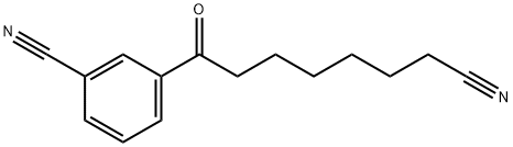 8-(3-CYANOPHENYL)-8-OXOOCTANENITRILE Structural