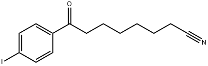 8-(4-IODOPHENYL)-8-OXOOCTANENITRILE Structural