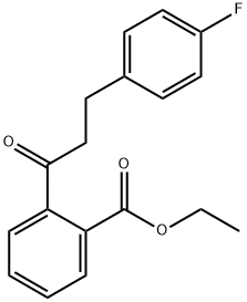 2'-CARBOETHOXY-3-(4-FLUOROPHENYL)PROPIOPHENONE Structural