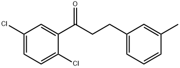 2',5'-DICHLORO-3-(3-METHYLPHENYL)PROPIOPHENONE Structural