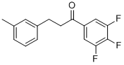 3-(3-METHYLPHENYL)-3',4',5'-TRIFLUOROPROPIOPHENONE Structural