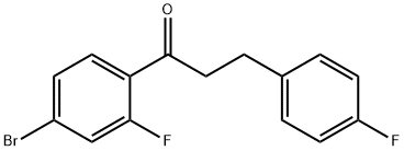 4'-BROMO-2'-FLUORO-3-(4-FLUOROPHENYL)PROPIOPHENONE