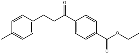 4'-CARBOETHOXY-3-(4-METHYLPHENYL)PROPIOPHENONE Structural