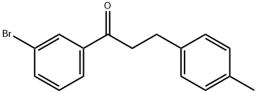 3'-BROMO-3-(4-METHYLPHENYL)PROPIOPHENONE Structural