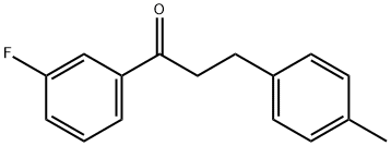 3'-FLUORO-3-(4-METHYLPHENYL)PROPIOPHENONE Structural