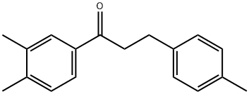 3',4'-DIMETHYL-3-(4-METHYLPHENYL)PROPIOPHENONE Structural