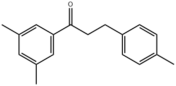 3',5'-DIMETHYL-3-(4-METHYLPHENYL)PROPIOPHENONE Structural