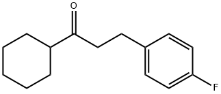 CYCLOHEXYL 2-(4-FLUOROPHENYL)ETHYL KETONE Structural