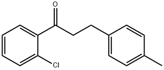 2'-CHLORO-3-(4-METHYLPHENYL)PROPIOPHENONE Structural