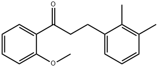 3-(2,3-DIMETHYLPHENYL)-2'-METHOXYPROPIOPHENONE Structural