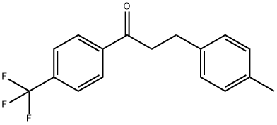 3-(4-METHYLPHENYL)-4'-TRIFLUOROMETHYLPROPIOPHENONE Structural