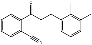 2'-CYANO-3-(2,3-DIMETHYLPHENYL)PROPIOPHENONE Structural