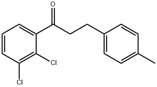 2',3'-DICHLORO-3-(4-METHYLPHENYL)PROPIOPHENONE Structural