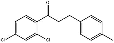 2',4'-DICHLORO-3-(4-METHYLPHENYL)PROPIOPHENONE Structural