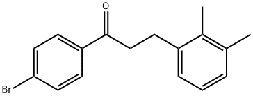 4'-BROMO-3-(2,3-DIMETHYLPHENYL)PROPIOPHENONE Structural