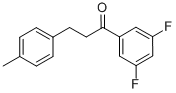 3',5'-DIFLUORO-3-(4-METHYLPHENYL)PROPIOPHENONE Structural