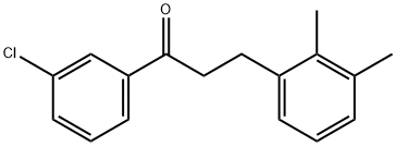 3'-CHLORO-3-(2,3-DIMETHYLPHENYL)PROPIOPHENONE Structural