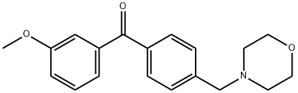 3-METHOXY-4'-MORPHOLINOMETHYL BENZOPHENONE