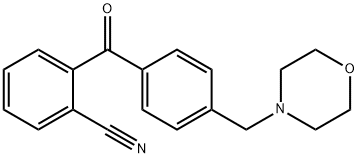 2-CYANO-4'-MORPHOLINOMETHYL BENZOPHENONE Structural