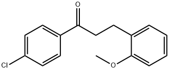 4'-CHLORO-3-(2-METHOXYPHENYL)PROPIOPHENONE Structural