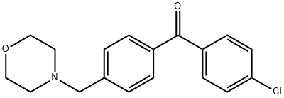 4-CHLORO-4'-MORPHOLINOMETHYL BENZOPHENONE