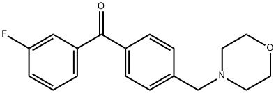 3-FLUORO-4'-MORPHOLINOMETHYL BENZOPHENONE