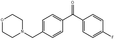 4-FLUORO-4'-MORPHOLINOMETHYL BENZOPHENONE Structural