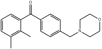 2,3-DIMETHYL-4'-MORPHOLINOMETHYL BENZOPHENONE Structural