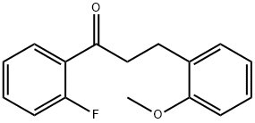 2'-FLUORO-3-(2-METHOXYPHENYL)PROPIOPHENONE Structural