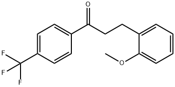 3-(2-METHOXYPHENYL)-4'-TRIFLUOROMETHYLPROPIOPHENONE Structural