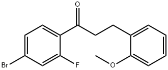 4'-BROMO-2'-FLUORO-3-(2-METHOXYPHENYL)PROPIOPHENONE