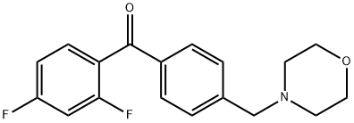 2,4-DIFLUORO-4'-MORPHOLINOMETHYL BENZOPHENONE