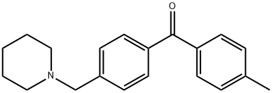 4-METHYL-4'-PIPERIDINOMETHYL BENZOPHENONE Structural