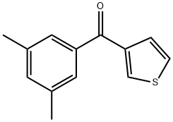 3-(3,5-DIMETHYLBENZOYL)THIOPHENE Structural