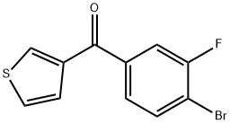 3-(4-BROMO-3-FLUOROBENZOYL)THIOPHENE