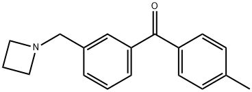 3-AZETIDINOMETHYL-4'-METHYLBENZOPHENONE Structural