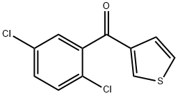 3-(2,5-DICHLOROBENZOYL)THIOPHENE Structural