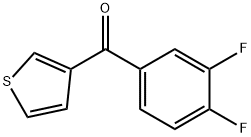 3-(3,4-DIFLUOROBENZOYL)THIOPHENE Structural