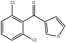 3-(2,6-DICHLOROBENZOYL)THIOPHENE Structural