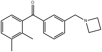 3'-AZETIDINOMETHYL-2,3-DIMETHYLBENZOPHENONE