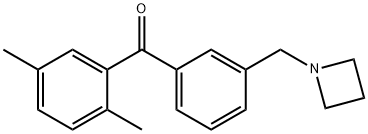 3'-AZETIDINOMETHYL-2,5-DIMETHYLBENZOPHENONE