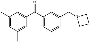 3'-AZETIDINOMETHYL-3,5-DIMETHYLBENZOPHENONE