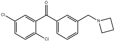 3'-AZETIDINOMETHYL-2,5-DICHLOROBENZOPHENONE