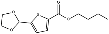 BUTYL 5-(1,3-DIOXOLAN-2-YL)-2-THIOPHENECARBOXYLATE
