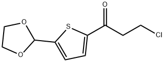 2-CHLOROETHYL 5-(1,3-DIOXOLAN-2-YL)-2-THIENYL KETONE